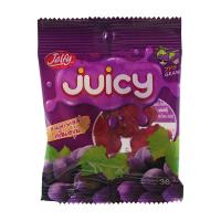ราคา เจลฟี่ขนมเยลลี่กลิ่นองุ่น 30กรัม Jelfy Juicy Grape Jelly 30g. (8850939929567)