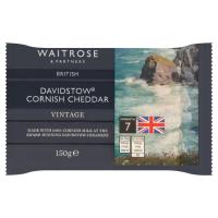 ราคา เวทโทรสเดวิทสโตว์คอร์นิชเชดดาร์วินเทจ 150กรัม Waitrose Davidstow Cornish Cheddar Vintage 150g. (5000169672174)