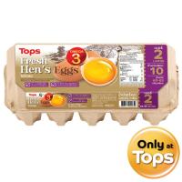 ราคา ท็อปส์ไข่ไก่สดโอเมก้า3เบอร์2 แพค 10ฟอง Tops Fresh Hen Eggs Omega3 No.2 pack 10pcs. (8853474040650)