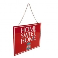 ราคา Liverpool FC ป้ายลิเวอร์พลู Home Sweet Home สำหรับแขวนผนัง/ประตู