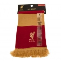 ราคา Liverpool FC ผ้าพันคอลิเวอร์พูล แถบสีแดงสลับทอง