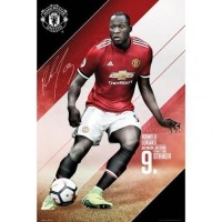 ราคา Manchester United FC โปสเตอร์แมนยู Lukaku พร้อมรูปลายเซ็นต์ (SP1448)