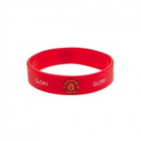 ราคา Manchester United FC สายรัดข้อมือ ซิลิโคน แมนยู ลายตราสโมสรแมนยู