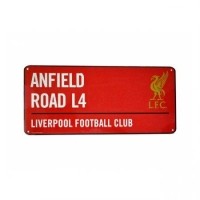 ราคา Liverpool FC ป้ายโลหะ ลิเวอร์พลู Anfield Road L4