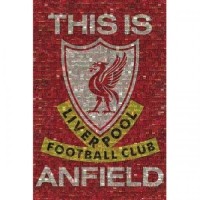ราคา Liverpool FC โปสเตอร์ ลิเวอร์พลู This is Anfield (Mosaic)