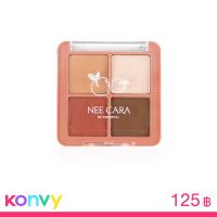 ราคา NEE CARA Mini Fruit 4 Shades Eyeshadow Palette 8g #02