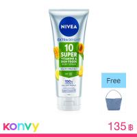 ราคา NIVEA Extra Bright 10 Super Vitamins & Skin Foods Body Serum Youth Protect 180ml