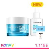 ราคา Neutrogena Set 2 Items Hydro Boost Nourishing Gel Cream 50g + Niacinamide Serum 30ml