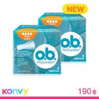 ราคา O.B. ผ้าอนามัยแบบสอด ProComfort Super Blossom [8pcs x 2boxes]