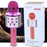 ราคา Telecorsa ไมโครโฟนบลูทูธ คาราโอเกะพร้อมลำโพงในตัว Wster WS 858 รุ่น WS 858 03a Rat (458418082)