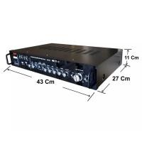 ราคา SKG เครื่องแอมป์ขยายเสียง 3500 W รุ่นSKG เครื่องแอมป์ขยายเสียง 3500 W รุ่น AV 226 สีดำ สีดำ (1401078008)