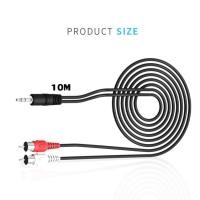 ราคา สายStereo jack 3 5 to rca AV ขาวแดงmmmยาว10เมตร (138771189)