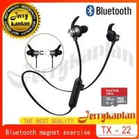ราคา Water Margin XT 22 Magnetic Bluetooth 5 0 Earphone Wireless Stereo Earbud Sport Headset with Mic TF Card MP3 Player (505674787)