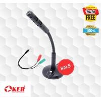 ราคา MAMAJAIDEE OKER Microphone ไมค์คอม M 169 ไมโครโฟน คอมพิวเตอร์ ตั้งโต๊ะ (479888575)