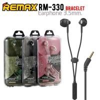 ราคา Remax RM 330 หูฟังสร้อยข้อมือหัว 3 5 มม Bracelet Earphone Small talk Earphone (852860135)