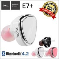 ราคา น้ำหนักเบาเพียง 4 กรัม ของแท้ 100 หูฟังบลูทูธ Hoco E7 Bluetooth V4 2 หูฟังไร้สายแบบข้างเดียว มีเลือก 3 สี คือ สีดำ สีขาว สีชมพู Premium Earphone E7 (400329554)