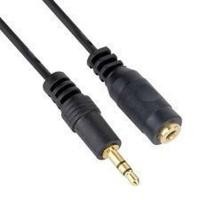 ราคา สาย Audio Cable Male Female 412B Stereo 3 5mm 3m สีดำ (14537379)