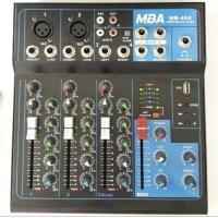 ราคา มิกเซอร์ 4 ช่อง USB Bluetooth Mixer MBA MB 404 ผสมสัญญาณเสียง (492870597)