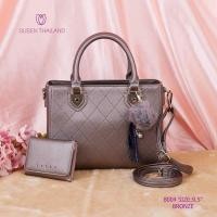 ราคา กระเป๋า SUSEN ของแท้100 จากดูไบ ทรงสี่เหลี่ยม Frame Bag (443633303)