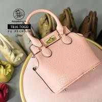ราคา กระเป๋าทรงToolbox ทูบ๊อก 16 ซ ม TOGO กระเป๋าสะพายข้างผู้หญิง กระเป๋าถือ กระเป๋าหนัง PU กระเป๋าแฟชั่นราคาถูก กระเป๋าดารา GinglebellStore (1417134387)