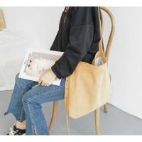 ราคา LALABAG กระเป๋าผ้าลูกฟูก Chiffon ปรับสายได้ พร้อมส่ง (530996059)