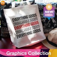 ราคา Eve rything Goods กระเป๋าผ้า Tote Bag ถุงผ้า กระเป๋าผ้าลดโลกร้อน กระเป๋าผ้าดิบ แบบ BAD04 (1379720184)