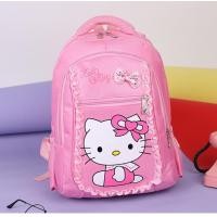 ราคา กระเป๋านักเรียน กระเป๋าเป้เด็ก กระเป๋าสะพายเด็ก ลายคิตตี้ Hello kitty 36 28 16 smile (803512174)