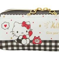 ราคา กระเป๋าแฟชั่น กระเป๋าสะพายคิตตี้ กระเป๋าlittletwinstars กระเป๋าHelloKitty กระเป๋า Hello Kitty Twin Stars กระเป๋าทรงยาว วัสดุเป็นหนังพิมพ์ลายทั้งใบ ซิปคู่เป็นรูปหัวใจ (800140887)