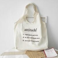 ราคา bangkokshopกระเป๋าผ้าattitudeใบใหญ่สุดคุ้ม BAN631 (962948352)