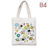 ราคา กระเป๋าผ้า ถุงผ้า กระเป๋าผ้าดิบ Tote Bag ถุงผ้าลดโลกร้อน สกรีนลายสวย ๆ (1554306884)