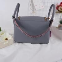 ราคา Scalett กระเป๋า Inspired bag Lilly 26 หนัง Epsom สี Flint Grey หนังแท้ แถมม้าPony (460498579)