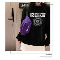 ราคา ideafashionshop ID1124 กระเป๋าคาดอกผ้าแคนวาสกรีนอักษรสุดเท่ (1083386050)