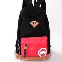 ราคา H2shop กระเป๋าเป้สะพายหลัง สีดำ แดง (10785639)