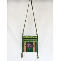 ราคา Lanna กระเป๋าสะพายข้าง กระเป๋าย่ามทอมือ กระเป๋าพื้นเมือง handmade 100 แต่งลายผ้าปัก ซิปหน้า 2 ชั้น (965258780)