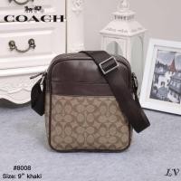 ราคา กระเป๋าสะพายข้างสะพายไหล่ ผู้ชาย coach ขนาด9นิ้ว ด้านในกว้างใส่ของได้คุ้ม งานหนังลายC (1444440523)
