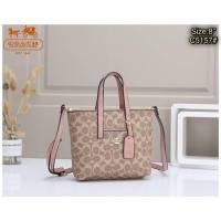 ราคา กระเป๋าถือ สะพายcoach ขนาด8นิ้ว หนังนิ่ม ด้านในกว้างใส่ของได้เยอะ มีซิป (1568162905)