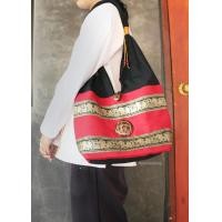 ราคา nongnamfon กระเป๋าย้ามผ้าพื้นเมือง กระเป๋าสะพายข้าง ลวดลายช้าง วินเทจ (1371168739)