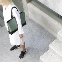 ราคา HUM Tote L กระเป๋ายางพารารองกรีด (1637602545)