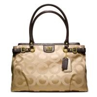 ราคา COACH แท้ รุ่นหรู จาก Shop ช่องเยอะ สวยมาก COACH MADISON OP ART SATEEN KARA CARRYALL (1717890156)