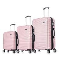 ราคา กระเป๋าเดินทางล้อลาก แบบซิป ขนาด20 24 28นิ้ว 4ล้อ หมุนได้360องศา สีดำสีน้ำเงินสีกาแฟสีเงินสีโรสโกลด์สีแดง (1033372188)
