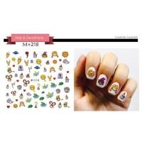 ราคา สติกเกอร์เล็บติดเล็บ แทททูลายน้ำ Nail sticker M214 233 (1175694099)