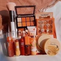 ราคา เครื่องอางค์ แท้ Make up set สุดคุ้มโทนสีส้มอิฐ เซตเดียวจบ 13psc (1390420274)
