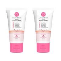 ราคา Karmart ออร่าไวท์เทนนิ่ง เซรั่มโฟมคลีนเซอร์ Cathy Doll 100ml 2 หลอด (113785368)