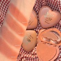 ราคา บลัชออนหัวใจ Sweet Heart Blusher Kiss beauty ปัดแก้มสีพีช ส้มอิฐ โทนอิฐ (629000354)