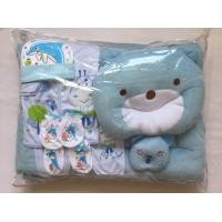 ราคา เซทเเด็กอ่อน ที่นอนเด็กแรกเกิดผ้าขนหนูเนื้อนุ่ม หมอนหนุน ตุ๊กตาของเล่น ถุงมือ ถุงเท้า หมวก ผ้ายืดcotton 100 บางเบา นุ่มนิ่มสวมใส่สบาย ไม่ระคายเคืองผิวทารกน้อย สีฟ้า ลายกระต่าย (901828455)