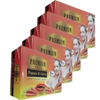 ราคา สบู่หน้าใส PREMIUM มะละกอ แครอท สูตรเข้มข้น 80 กรัม 5 ก้อน (1374790646)