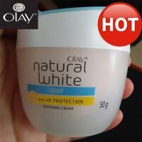 ราคา ราคาพิเศษเฉพาะช่วงไลฟ์ ผู้หญิงต้องสวยให้สุด Olay โอเลย์ เนเชอรัลไวท์ ไลท์ ไวท์เทนนิ่งครีม 50g 1กล่อง สูตรบางเบา ป้องกันแสงแดด จุดด่างดำดูจางลง ใช้แล้วหน้าขาวใส นางฟ้าหน้าเด้ง (1682382343)