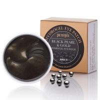 ราคา Petitfee Black Pearl Gold Hydrogel Eye Patch 60 Patches แผ่นมาส์กใต้ตา 60 แผ่น (1406434315)