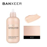 ราคา BANXEER รองพื้นแบบบางเบา 60ml เพิ่มความสว่างปกปิดเรียบเนียนติดทนนานควบคุมความมัน Foundation 60ml Matte Long Lasting Full Concealer Foundation Makeup Liquid Cream Natural Base Make Up BX 11 (1505770002