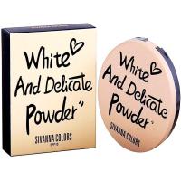 ราคา SIVANNA COLORS WHITE AND DELICATE POWDER HF 587 NO 01 SPF15 ปกปิดสูงอำพรางรูขุมขนเนียนสนิท เบอร์ 1 (411684304)